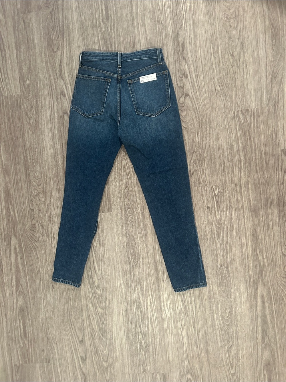 Joe's Jeans Dark Blue High-Rise Button-Fly Jeans - Picture 7 of 8